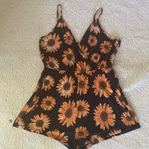 Sunflower romper